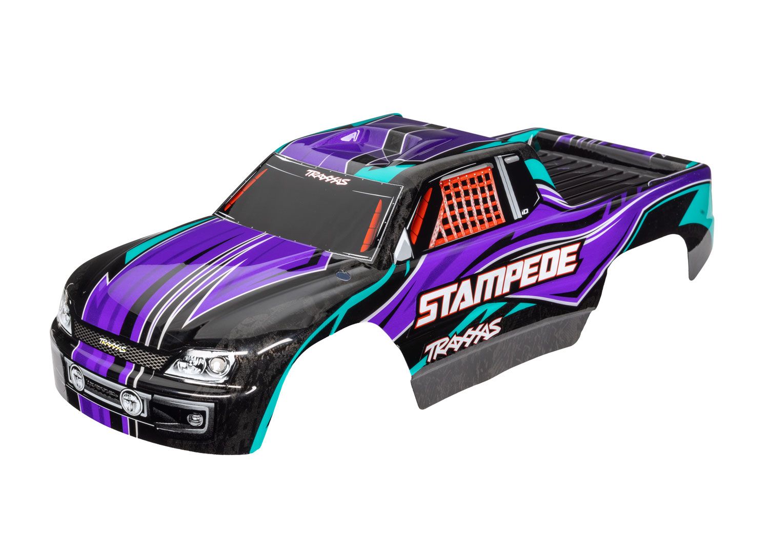 TRAXXAS  Body, Stampede® (also fits Stampede® VXL) (painted, decals applied)