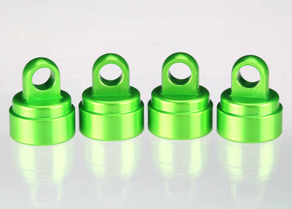 TRAXXAS 3767G Shock Caps Aluminum Green