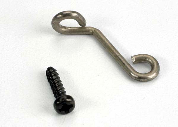 TRAXXAS 4553 Exhaust pipe hanger, metal (N. Sport) (side exhaust engines only)