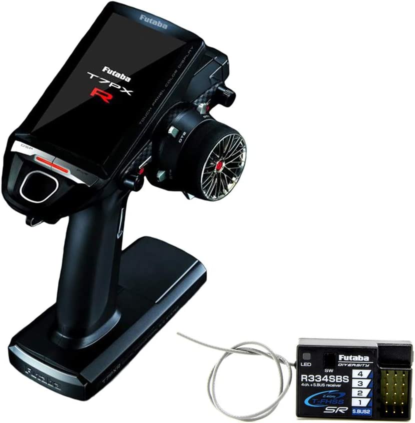 FUTABA 01004395-3 7PXR 7-Channel 2.4GHz T-FHSS Telemetry Radio System w/R334SBS