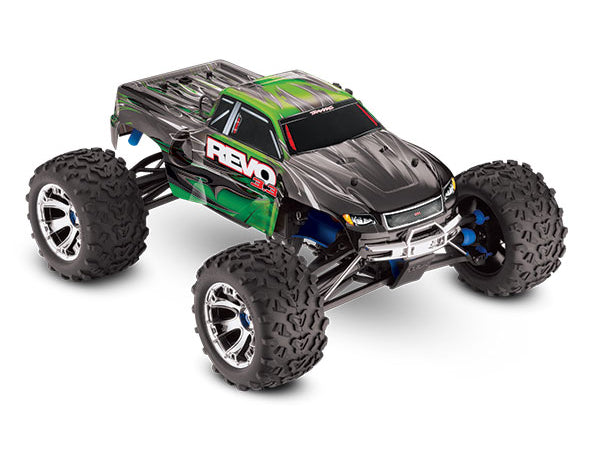 TRAXXAS 53097-3 Revo® 3.3: 1/10 Scale 4WD Nitro-Powered Monster Truck. RTR with TRX 3.3 Racing Engine, EZ-Start® Electric Starting System, TQi™ 2.4GHz Radio System with Traxxas Link