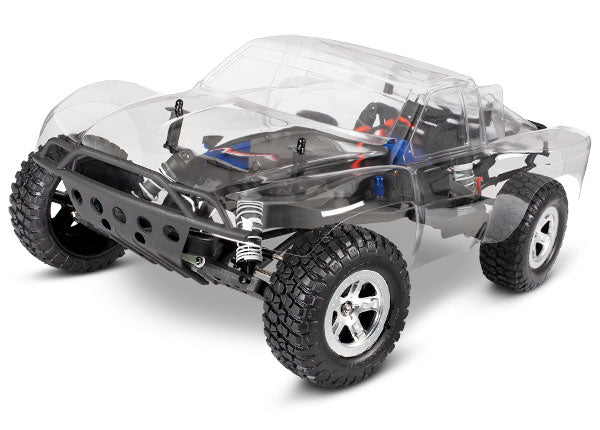 TRAXXAS 58014-4 Slash 2WD Unassembled Kit: 1/10 Scale 2WD Short Course Racing Truck with clear body, TQ™ 2.4GHz radio system, and XL-5 ESC (fwd/rev).