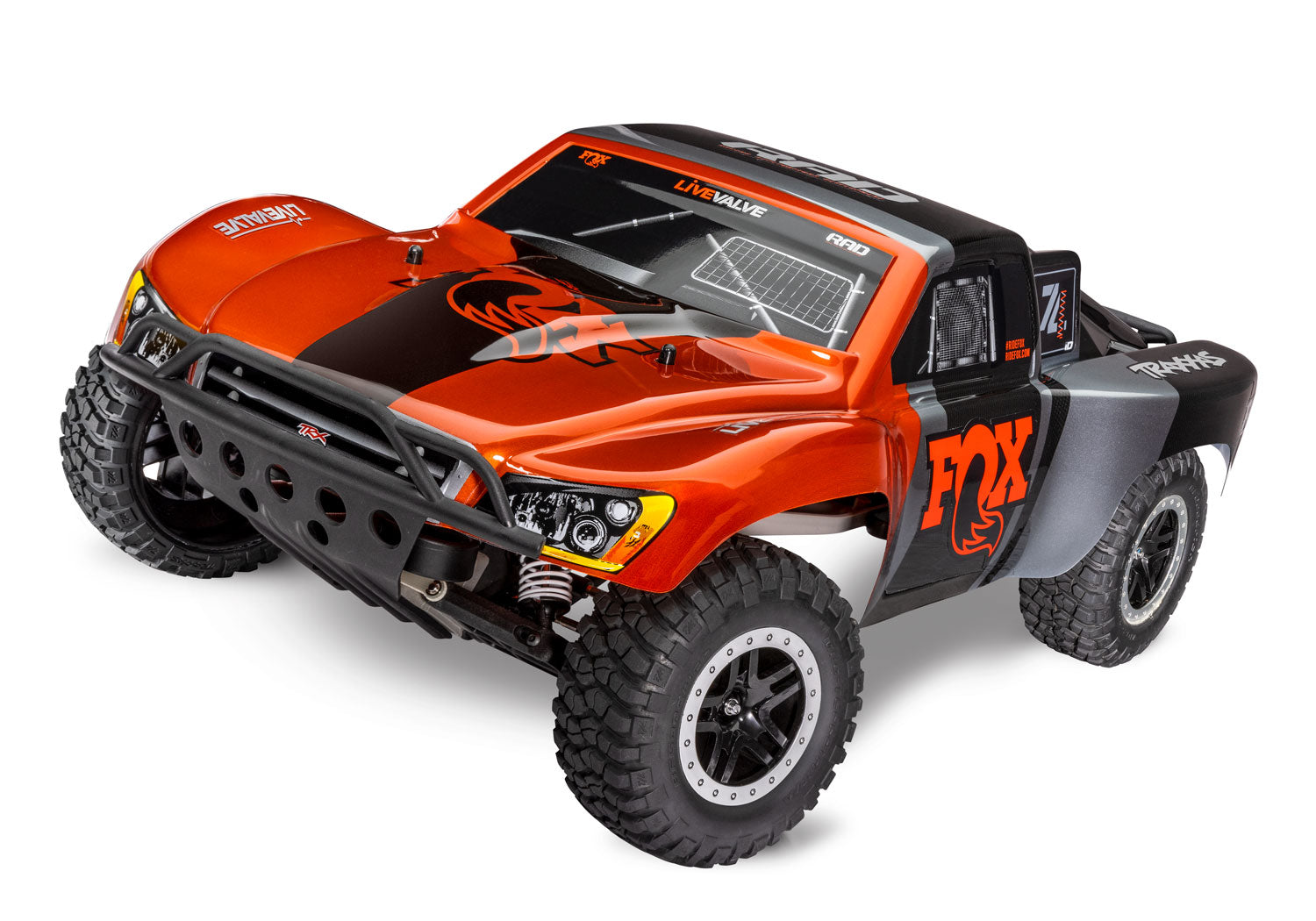 TRAXXAS 58076-74 Slash VXL 1/10 scale 2WD short course truck. RTR, with Traxxas Stability Management TSM®, TQi™ 2.4GHz radio system, Velineon® brushless power system, Magnum 272R™ transmission, and painted body.
