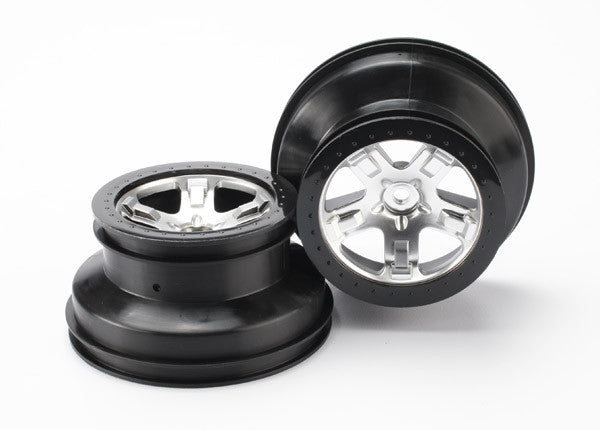 TRAXXAS 5872X Wheels Chrome Black Beadlock