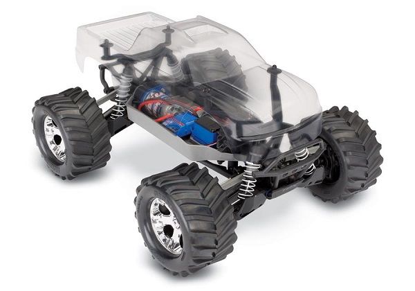 TRAXXAS 67014-4 Stampede 4X4 Unassembled Kit: 1/10-scale 4WD Monster Truck with TQ™ 2.4GHz radio system