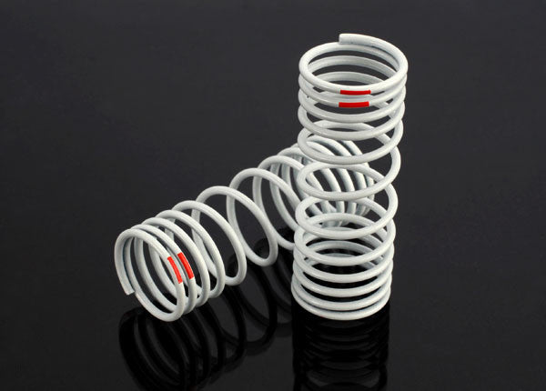 TRAXXAS 6861 Springs, front (progressive, -20% rate, orange) (2) : SLASH 4X4, STAMPEDE 4X4