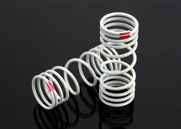 TRAXXAS 6863 Springs, front (progressive, +10% rate, pink) (2) : SLASH 4X4, STAMPEDE 4X4