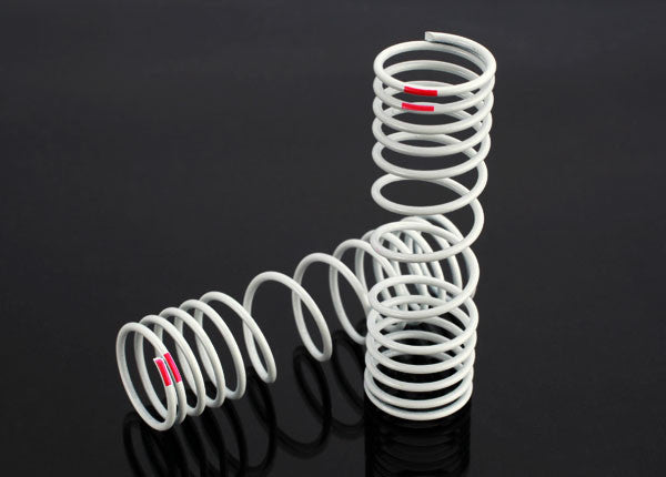 TRAXXAS 6867 Springs, rear (progressive, +10% rate, pink) (2) : SLASH 4X4, STAMPEDE 4X4