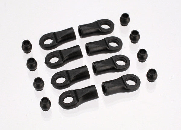 TRAXXAS 7059 Rod ends (8)/ hollow balls (8)