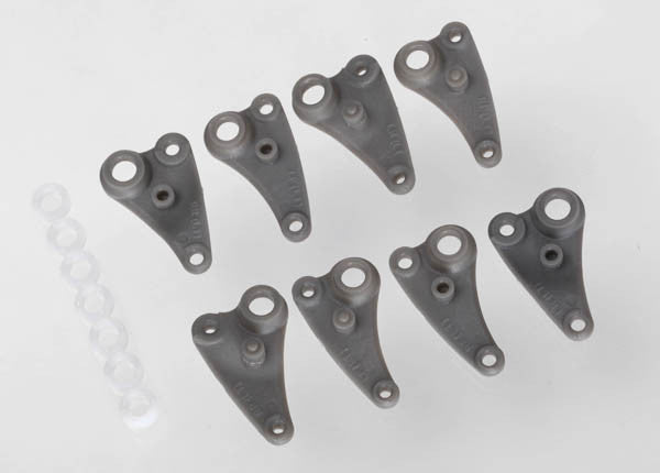 TRAXXAS 7156 Rocker arm set, long travel/ plastic bushings (8)