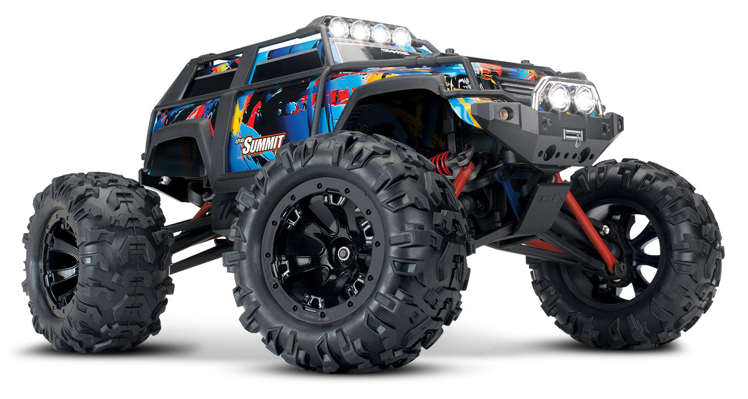 TRAXXAS 72054-5 Summit 1/16 4WD RTR Truck Rock n Roll w/TQ Radio, LED Lights, Battery & Charger ROCK AND ROLL