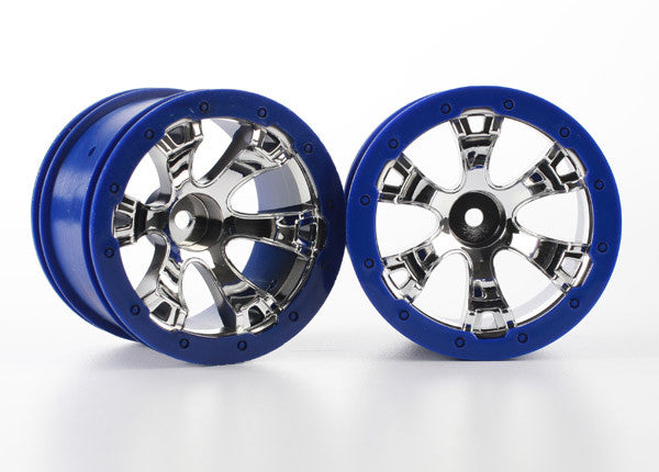 TRAXXAS 7273 Wheels Geode 2.2 Blue Beadlock 1/16 Summit