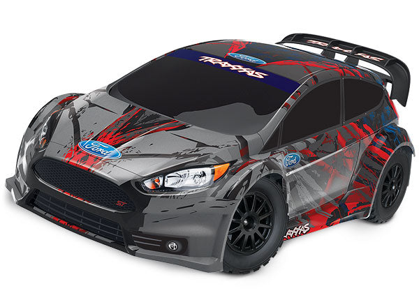 TRAXXAS 74054-4 Ford Fiesta® ST Rally: 1/10-scale Electric Rally Racer