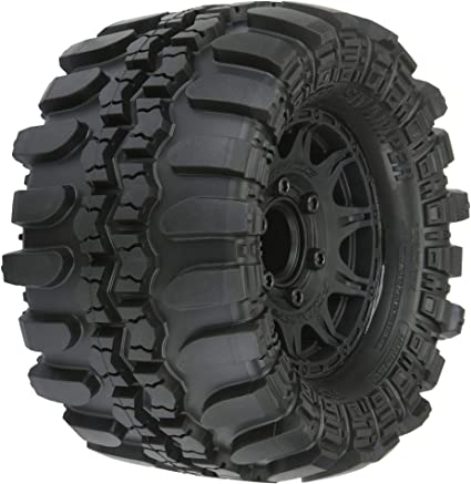 PROLINE 10110-10 Interco TSL SX Super Swamper 2.8" All Terrain Tires Mounted on Raid Black 6x30 Removable Hex Wheels