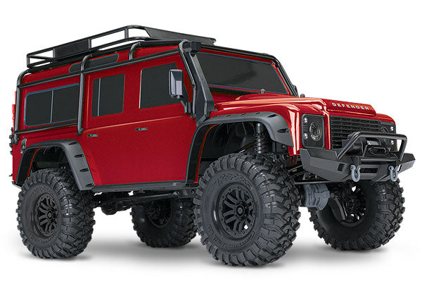 TRAXXAS 82056-4 TRX-4® Scale and Trail™ Crawler with Land Rover® Defender® Body: 1/10 Scale 4WD Electric Trail Truck. RTR with TQi Traxxas Link