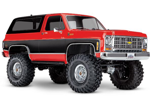 TRAXXAS 82076-4 TRX-4 Scale and Trail Crawler with 1979 Chevrolet® Blazer Body: 1/10 Scale 4WD Electric Truck. RTR with TQi 2.4GHz Radio System, XL-5 HV ESC (fwd/rev), and Titan® 550 motor.
