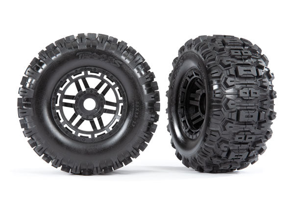 TRAXXAS 8973 Tires & Wheels 2.8 Sledgehammer Tire black 17mm