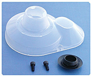 ASSOCIATED 7461 Molded Gear Cover Clear ASC7461