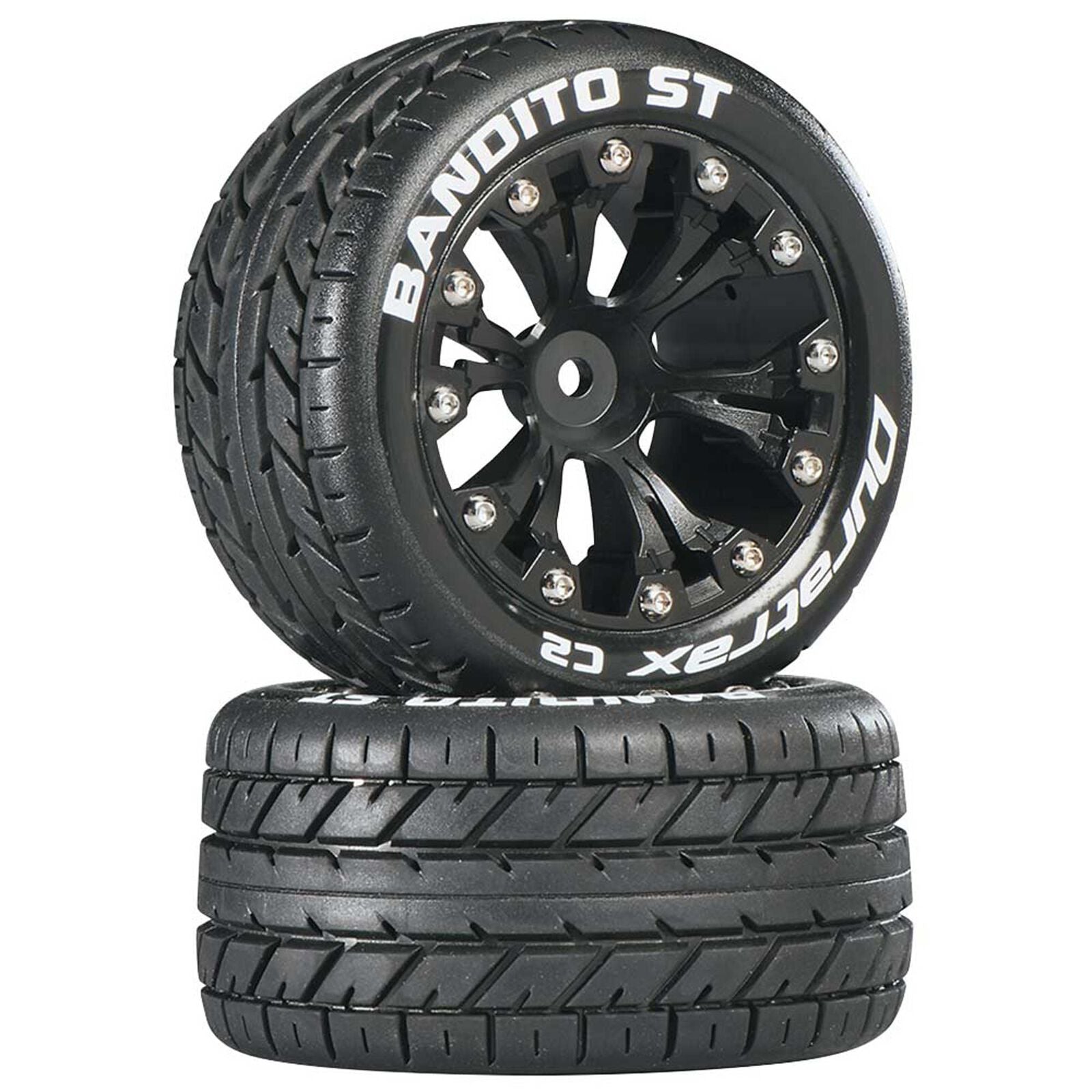 DURATRAX DTXC3542 Bandito ST 2.8" 2WD Mounted Rear C2 Tires, Black (2)