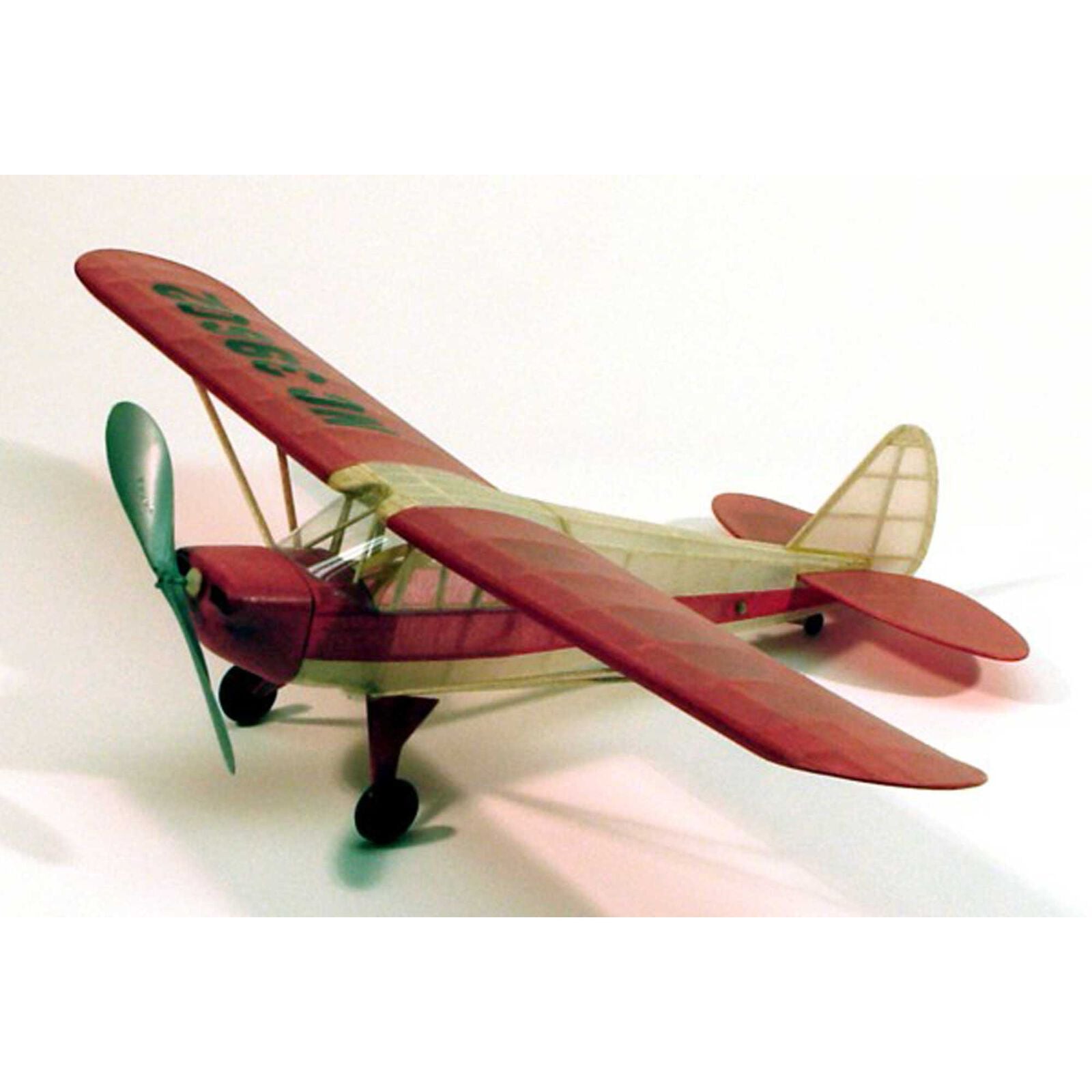 DUMAS 202 Piper J4-E Cub Coupe Rubber Powered Kit, 17.5"
