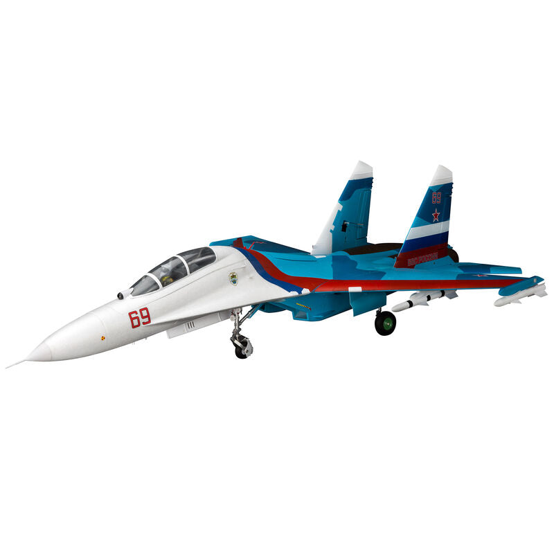 EFLITE EFL01050C SU-30 Twin 70mm EDF Electric Ducted Fan Jet w/6S Smart Battery 1100mm