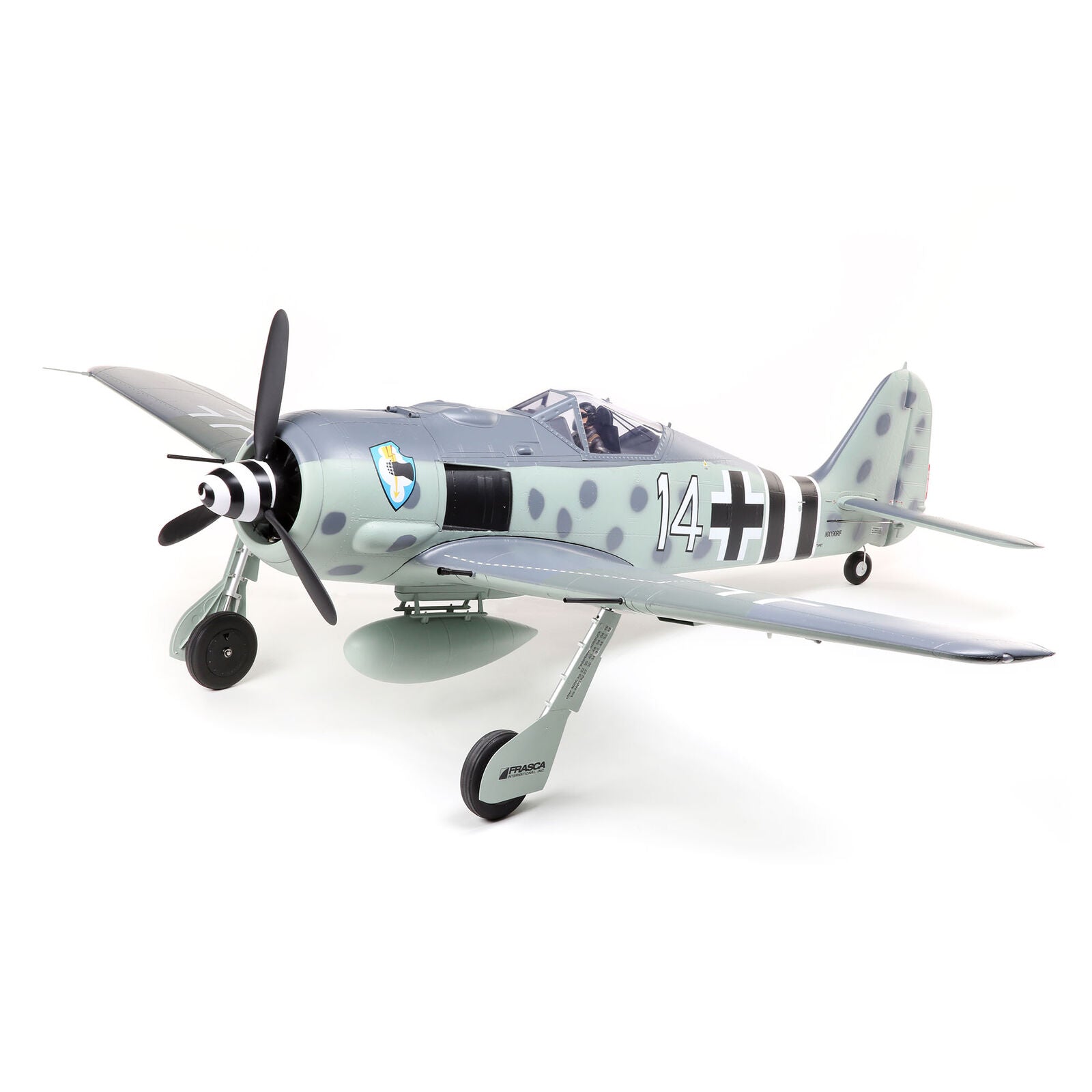 EFLITE EFL01350 Focke-Wulf Fw 190A 1.5m Smart BNF Basic with AS3X and SAFE Select