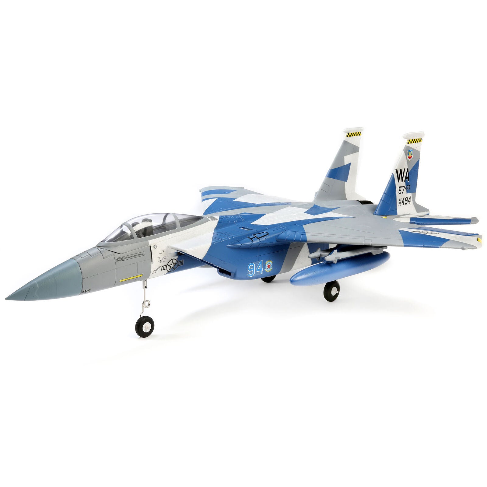 EFLITE EFL97500 F-15 Eagle 64mm EDF BNF Basic with AS3X and SAFE Select