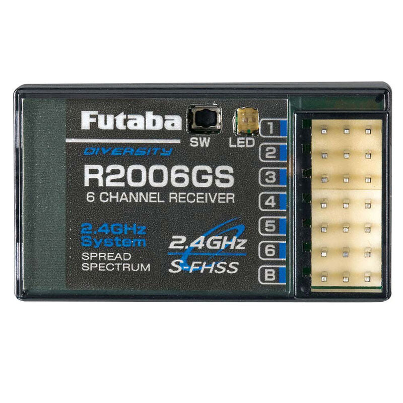 FUTABA FUTL7606 R2006GS 6-Channel S-FHSS Receiver 6J