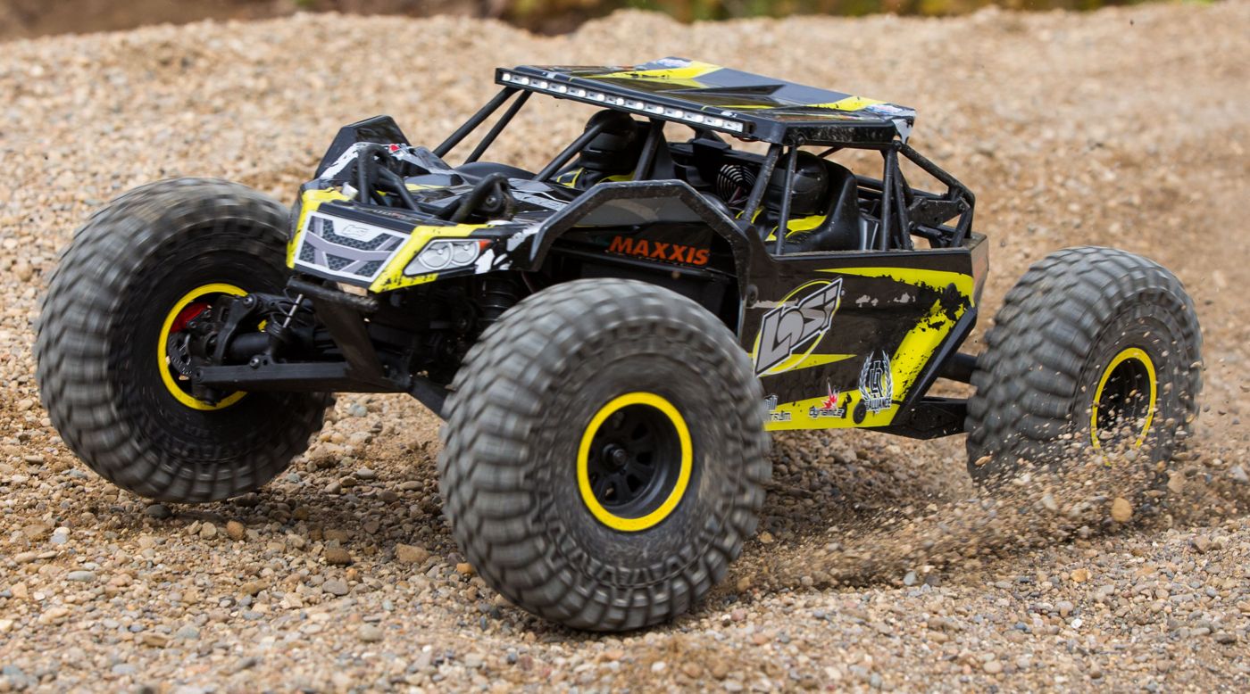 LOSI LOS03009T1 1/10 Rock Rey 4WD RTR with AVC, Yellow