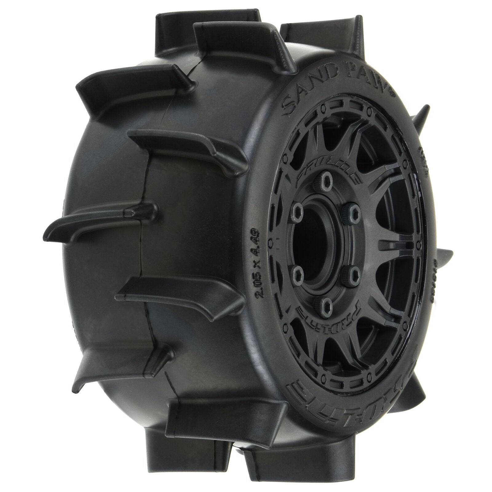 PROLINE 10160-10 Sand Paw LP 2.8" Mounted Raid Black 6 x 30 Tires, F/R (2)