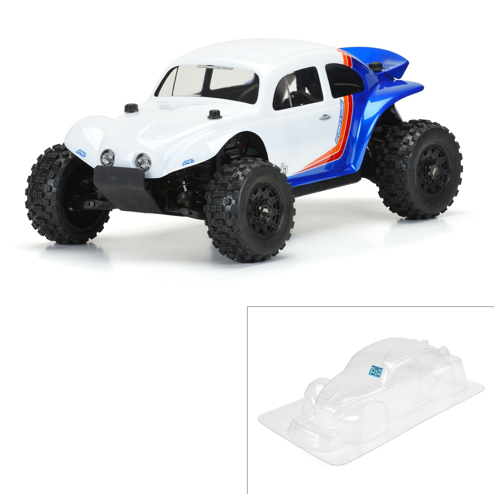 PROLINE 3238-62 Volkswagen VW Baja Bug Clear Body for Slash® 2wd & Slash® 4x4 (requires trimming)