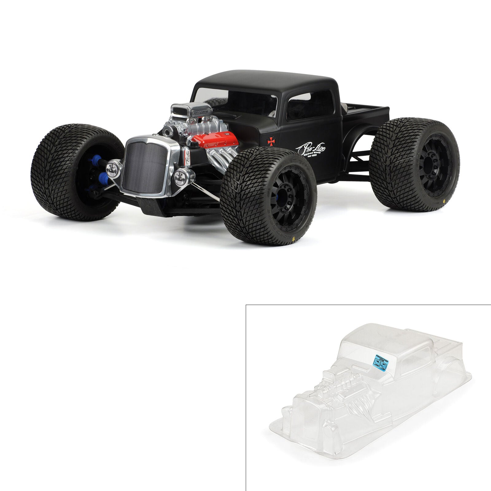 PROLINE 3410-00 Rat Rod Clear Body Revo 3.3/E-Revo/Summit