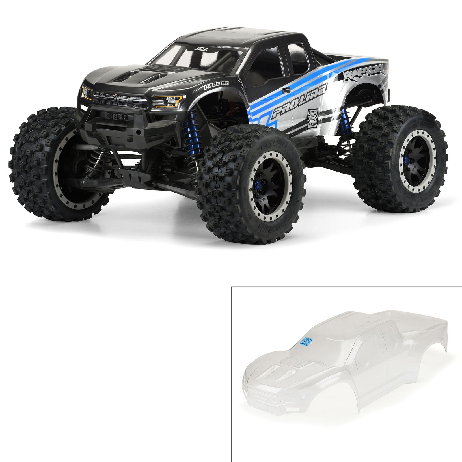 PROLINE 3482-17 Lexan Body Pre-Cut 2017 Ford F-150 Raptor Clear Box X-Maxx XMAXX