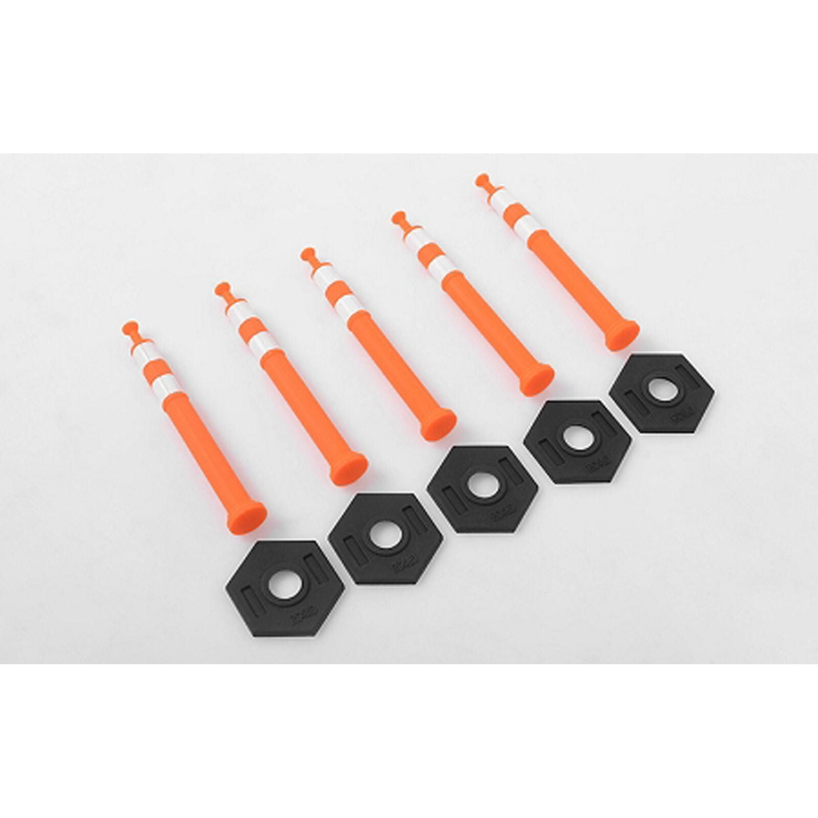 RC4WD Z-S1619  1/12 Scale RC Highway Traffic Cones (5)