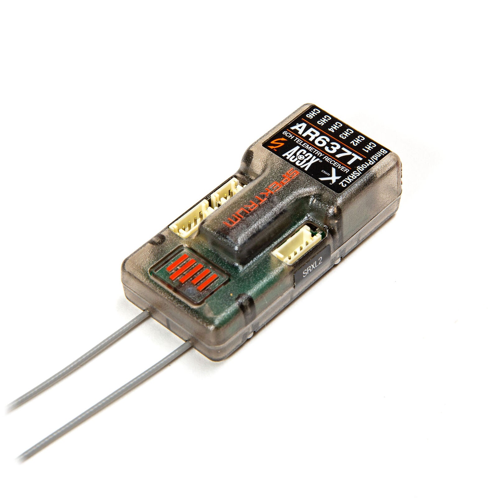 SPEKTRUM SPMAR637T DSMX 6-Channel AS3X & SAFE Telemetry Receiver
