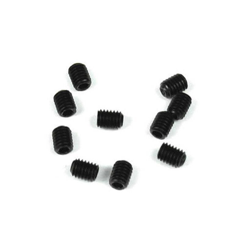 TEKNO TKR1601 M3x4mm Set Screws, Black (10)