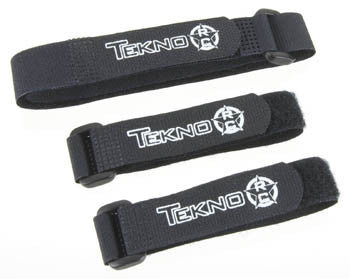 TEKNO TKR40007K Battery Straps Black 4-6 cell