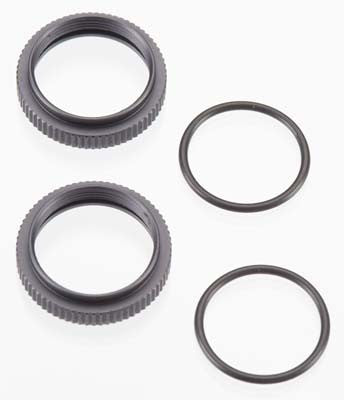 TEKNO TKR6013 Shock Adjustment Nuts Aluminum EB48/SCT410 (2)
