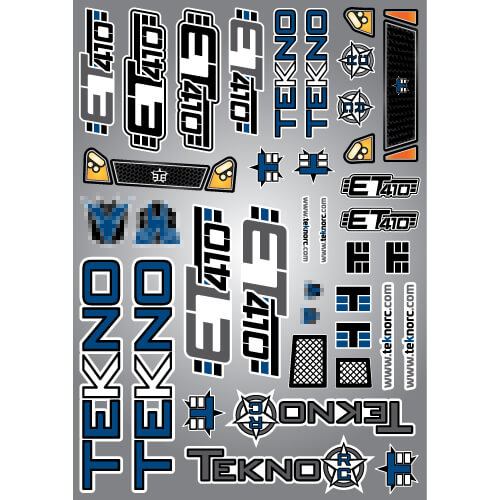 TEKNO TKR7213 Decal Sheet: ET410