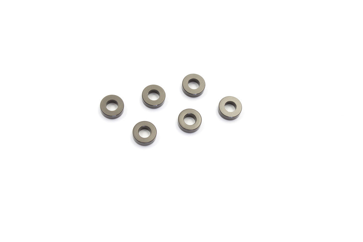 KYOSHO W0142GM Aluminum Collar 3x6x2mm Gunmetal