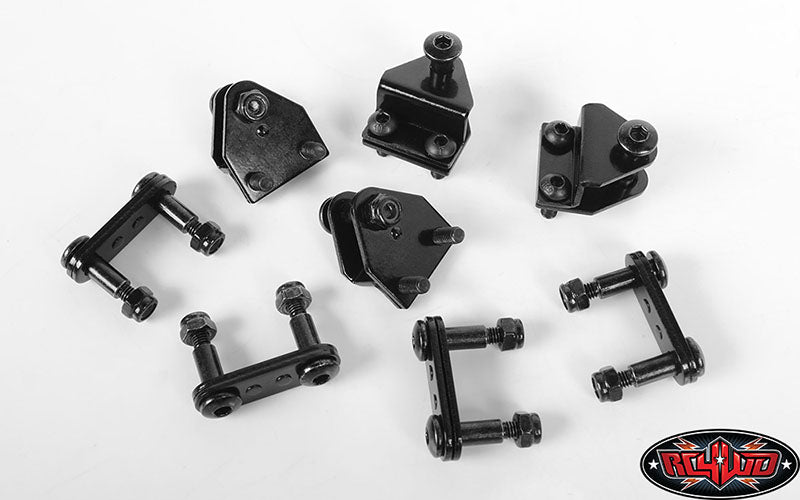 RC4WD Z-S0047 Leaf Spring Shackles & Mounts Kit