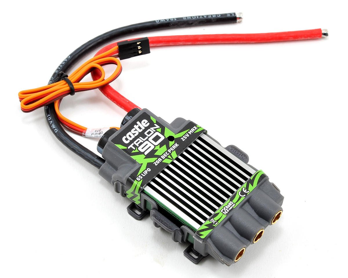 CASTLE 010-0097-00 Talon 90 Brushless ESC 90A 25V BL ESC with 20amp BEC