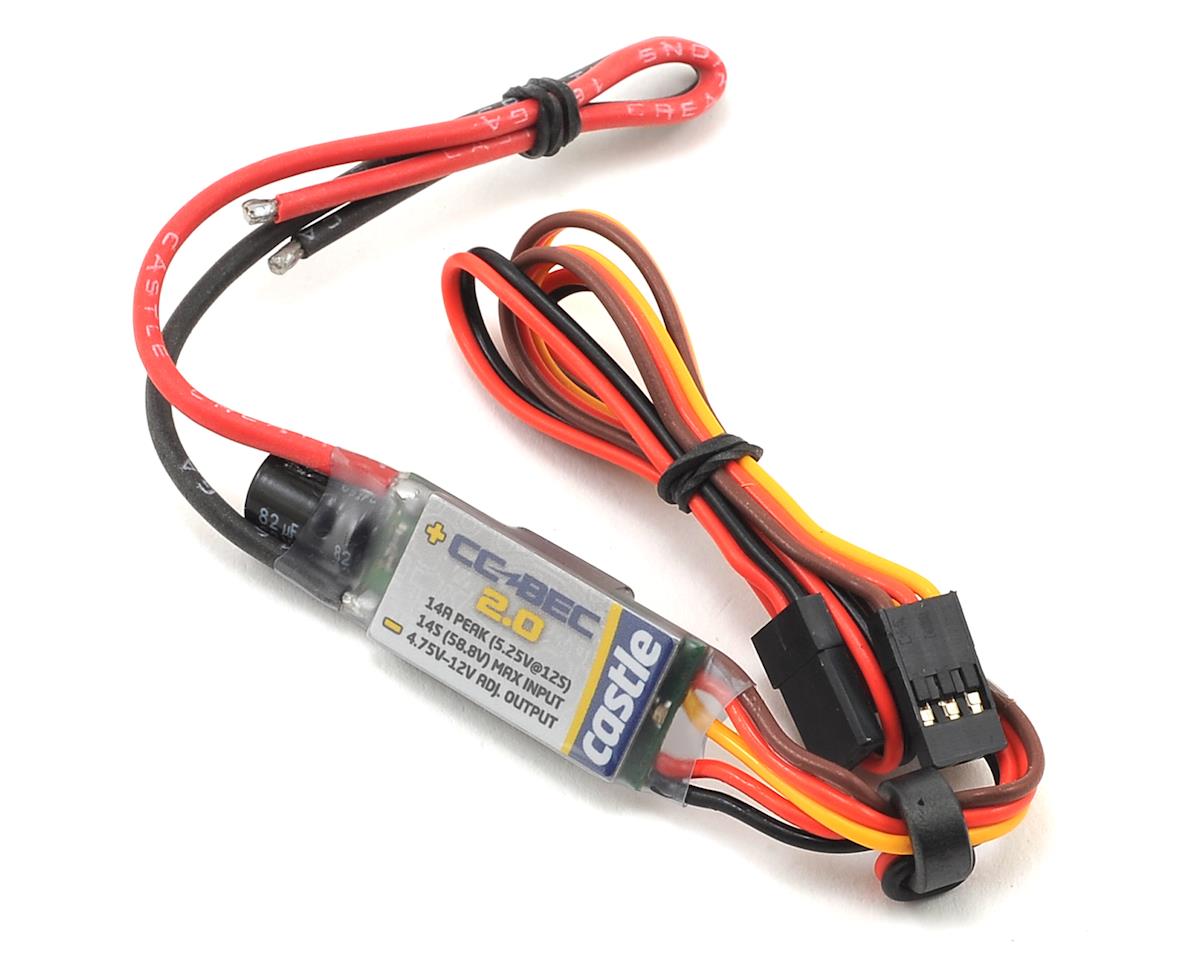 CASTLE 010-0154-00 BEC 2.0 BEC Voltage Regulator (14 Amp)