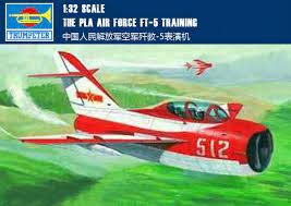 TRUMPETER 02203 PLA Air Force FT-5 Trainer Training 1/32 Scale Model Kit 02203