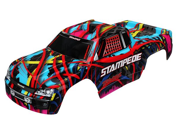 TRAXXAS 3649 Body, Stampede®, Hawaiian graphics (painted, decals applied)