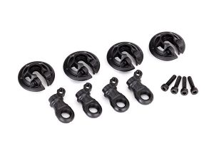 TRAXXAS 8459 Spring retainers, lower captured (4)/ 2.5x10 CS (4)