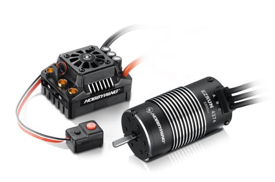 HOBBYWING 38010400 MAX8 ESC, w/ EzRun Motor, XT90- Combo (2200KV)