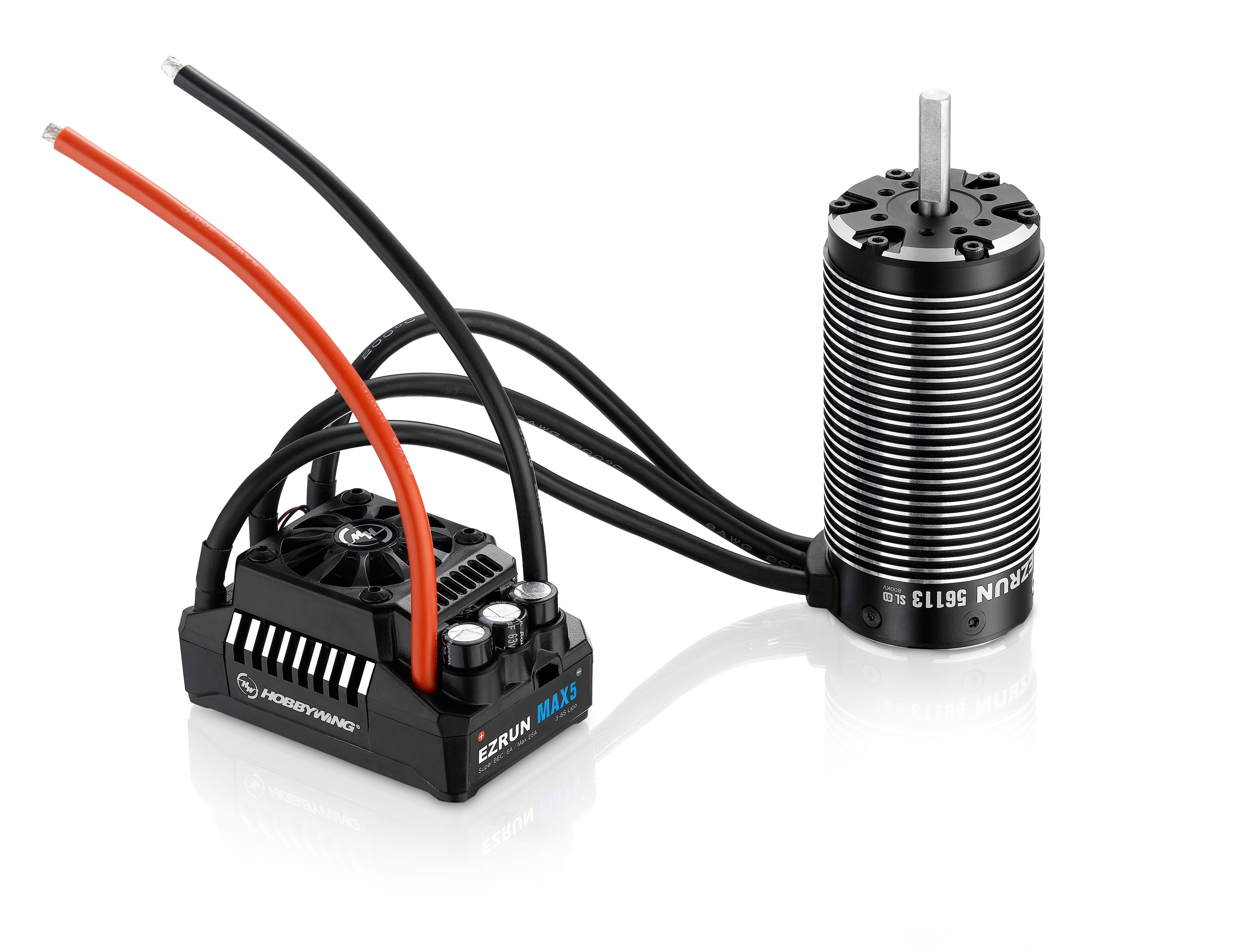 HOBBYWING 38010600 EzRun SL 56113 800KV Motor, w/ MAX5 ESC - Brushless Combo