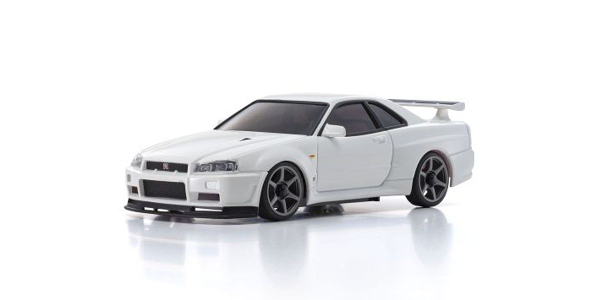 KYOSHO MZP460W MINI-Z ASC MA-020 Nissan Skyline GT-R V.spec II Nur (R34) Body, White