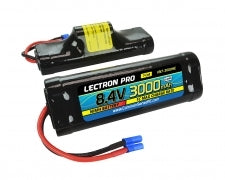 COMMON SENSE RC N7-3000HE LECTRON PRO NIMH 8.4V 7CELL 3000MAH HUMP PACK WITH EC3 CONNECTOR